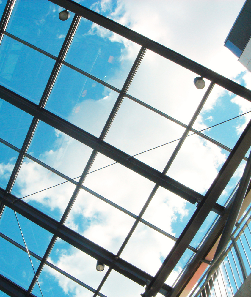 teto de vidro em Itajaí